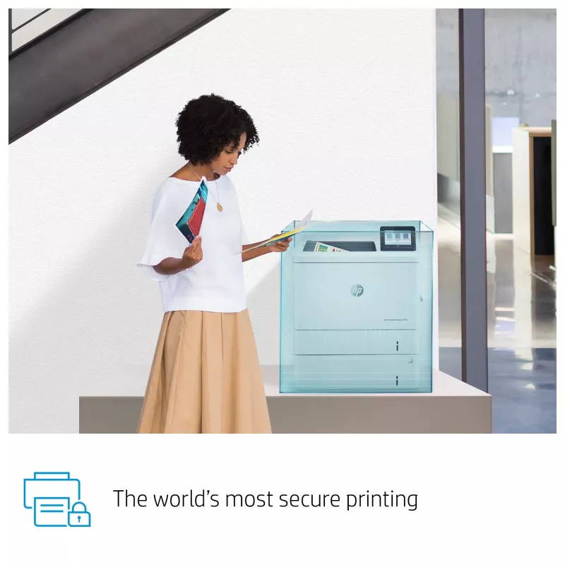 HP Color LaserJet Enterprise M555x, laser, farba, 1200 x 1200 DPI, A4, 38 str./min, obojstranná tlač