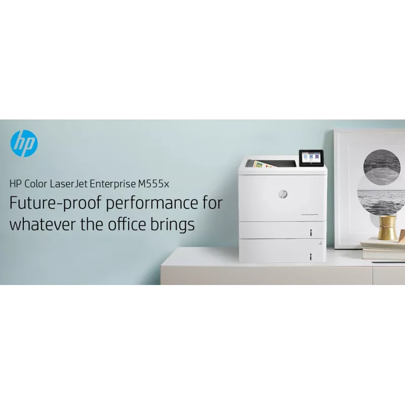 HP Color LaserJet Enterprise M555x, laser, farba, 1200 x 1200 DPI, A4, 38 str./min, obojstranná tlač