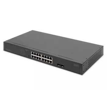 Neupravovaný switch Digitus DN-95347-2 16-port Gigabit Ethernet 1U