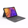 LOGITECH Folio Touch klávesnicové puzdro s podsvietením a touchpadom Oxford sivá pre iPad Air (4. generácia) nemecká Qwertz