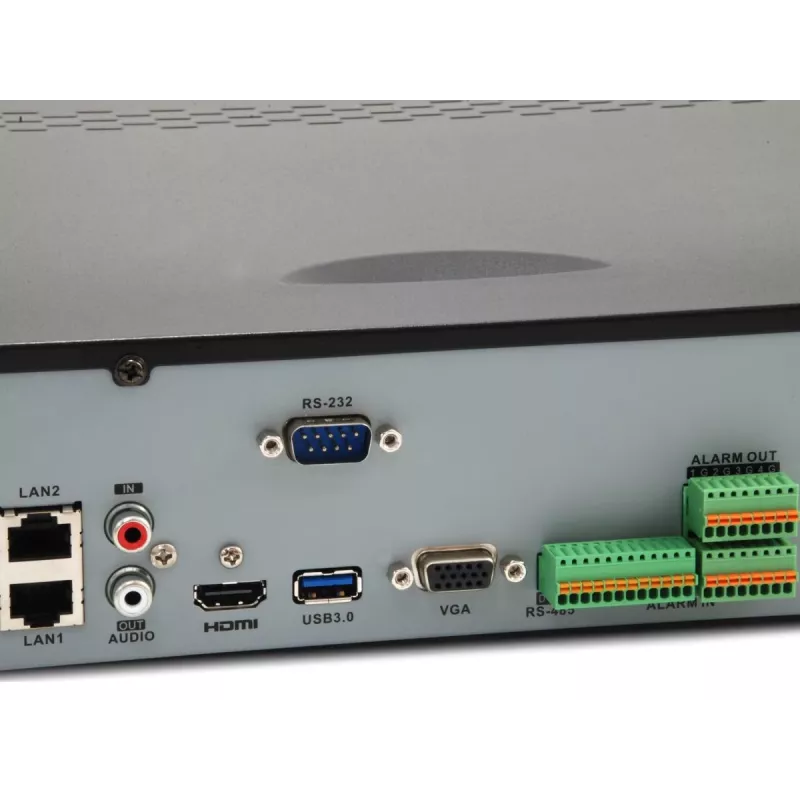 LevelOne NVR-1332 4-Bay sieťový videorekordér H.265 32 kanálov 3840x2160