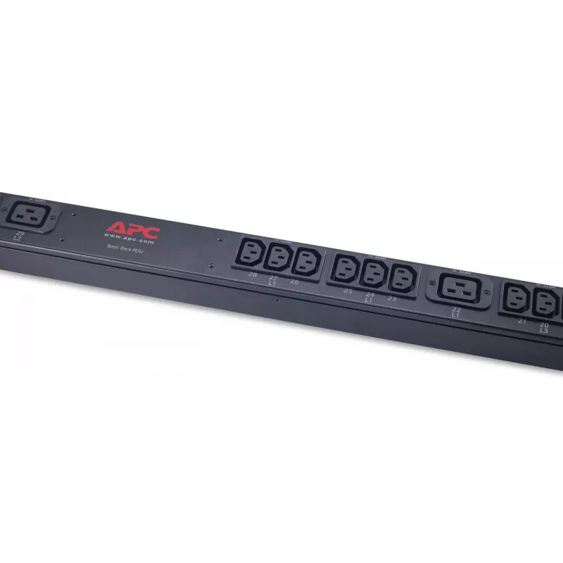 APC Rack PDU, Basic, Zero U, 11 kW, 230V, (36) C13 & (6) C19 jednotka rozvodu napájania (PDU) 42 striedavých výstupov 0U čierna