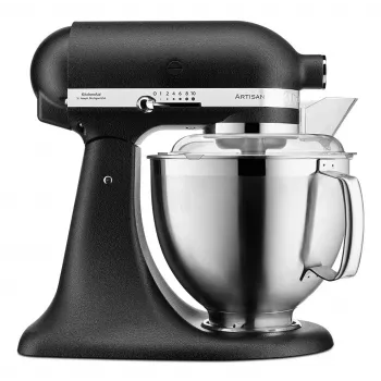 Kuchynský robot KITCHENAID ARTISAN 5KSM185PS — 4,8 L nerezová misa, 300 W, 10 rýchlostí, čierny