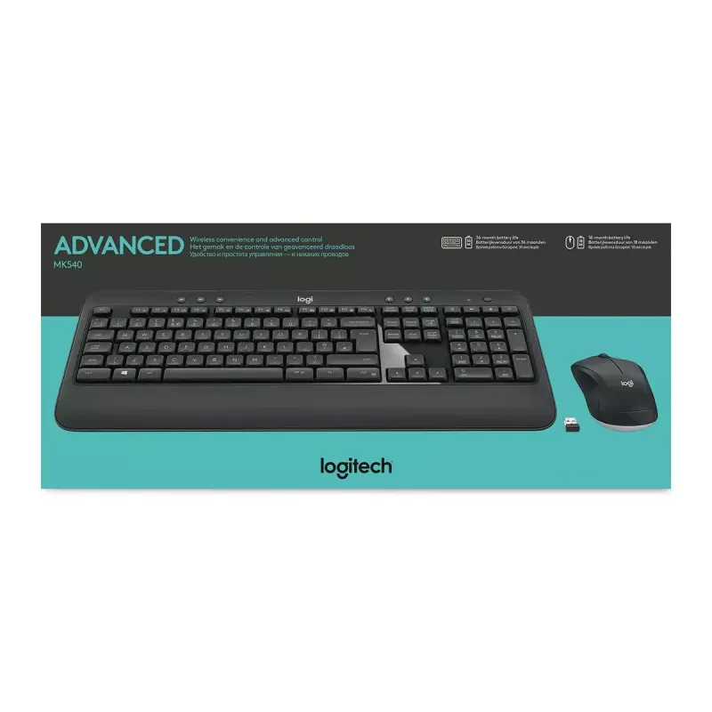 LOGITECH Mk540 Advanced bezdrôtová sada klávesnice a myši - Azerty belgická