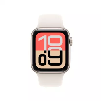 APPLE Watch SE 3 GPS 40mm Starlight hliníkové puzdro so športovým remienkom S/M - Starlight