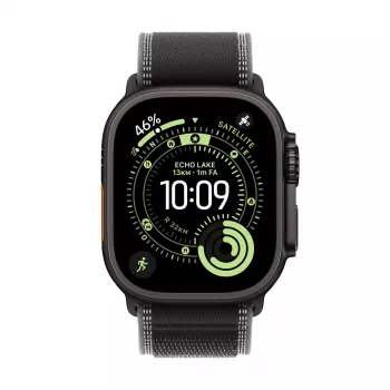 Apple Watch Ultra 3 MF1D4QF/A GPS + Cellular 49 mm puzdro z čierneho titánu s remienkom Trail Loop čierna/uhľová S/M
