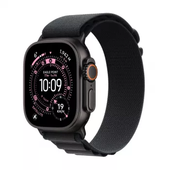 APPLE Watch Ultra 3 (2025) LTE 49mm titánové puzdro s Alpine Loop Large - čierna