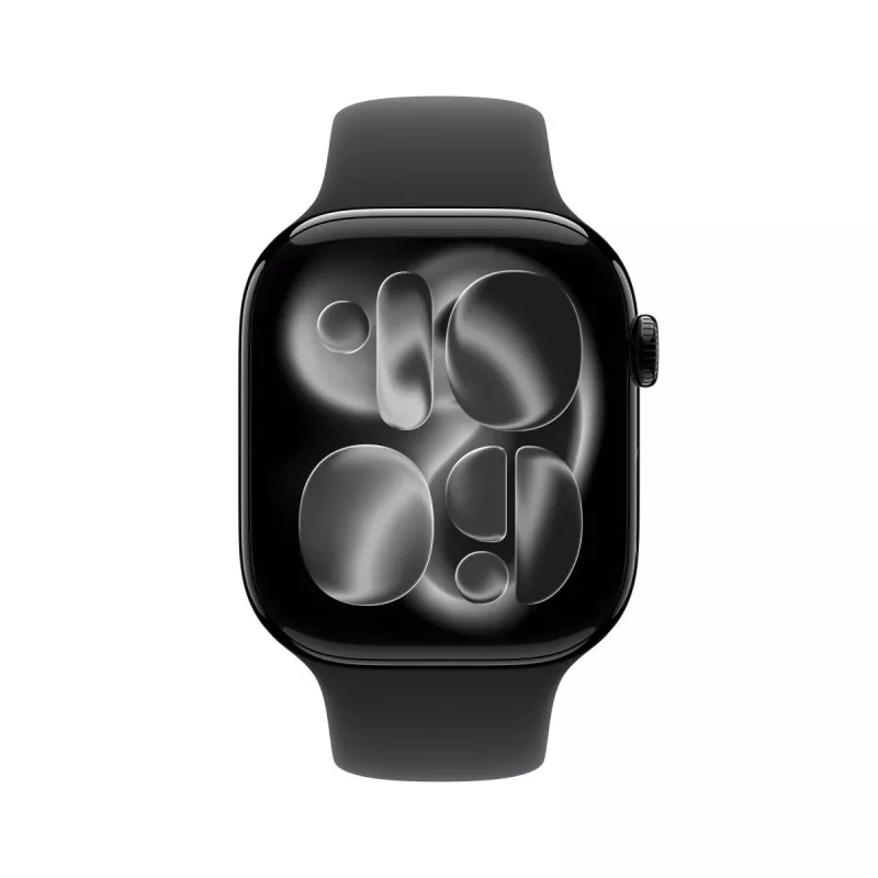 APPLE Watch Series 11 GPS + Cellular 46mm puzdro Jet Black Aluminium s čiernym športovým remienkom M/L