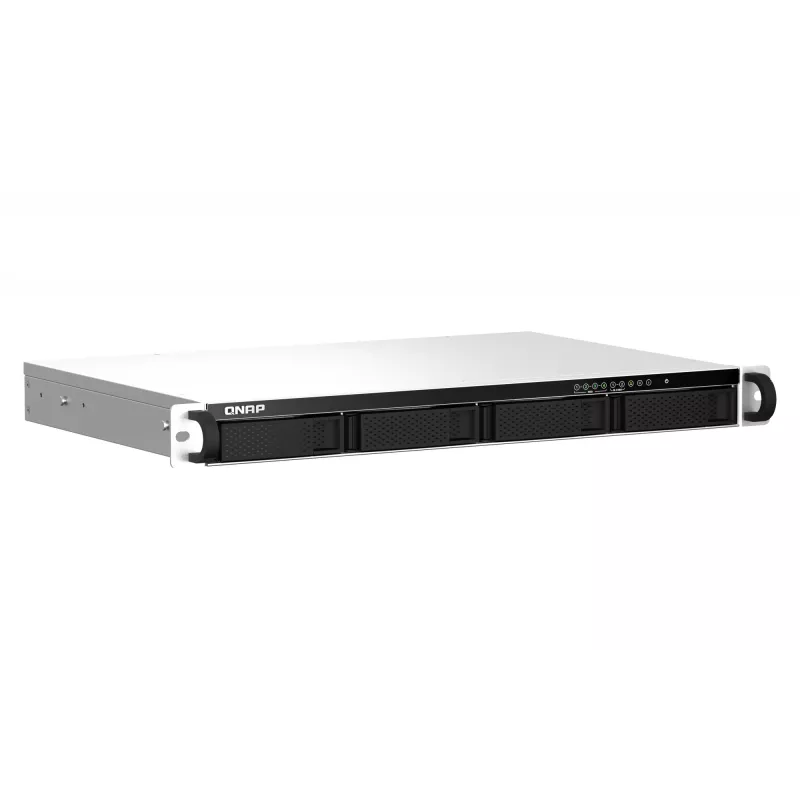 QNAP TS-464eU NAS Rack (1U) Intel® Celeron® N5095 8 GB DDR4 0 TB QNAP Turbo System hliník, čierna