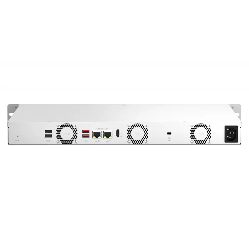 QNAP TS-464eU NAS Rack (1U) Intel® Celeron® N5095 8 GB DDR4 0 TB QNAP Turbo System hliník, čierna