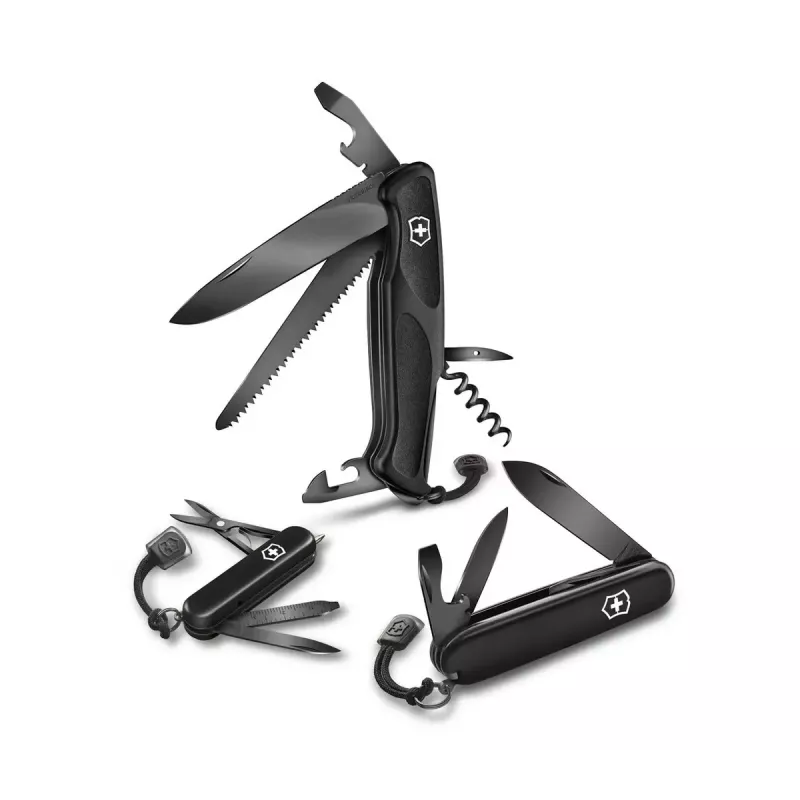 Victorinox Ranger Grip 55 0.9563.C31P vreckový nôž multifunkčný nástroj, 12 funkcií, 130 mm, Onyx Black