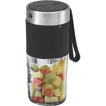 WMF KITCHENminis 0416700011 0,3 L stolový mixér 50 W čierny, nerezová oceľ, priehľadný