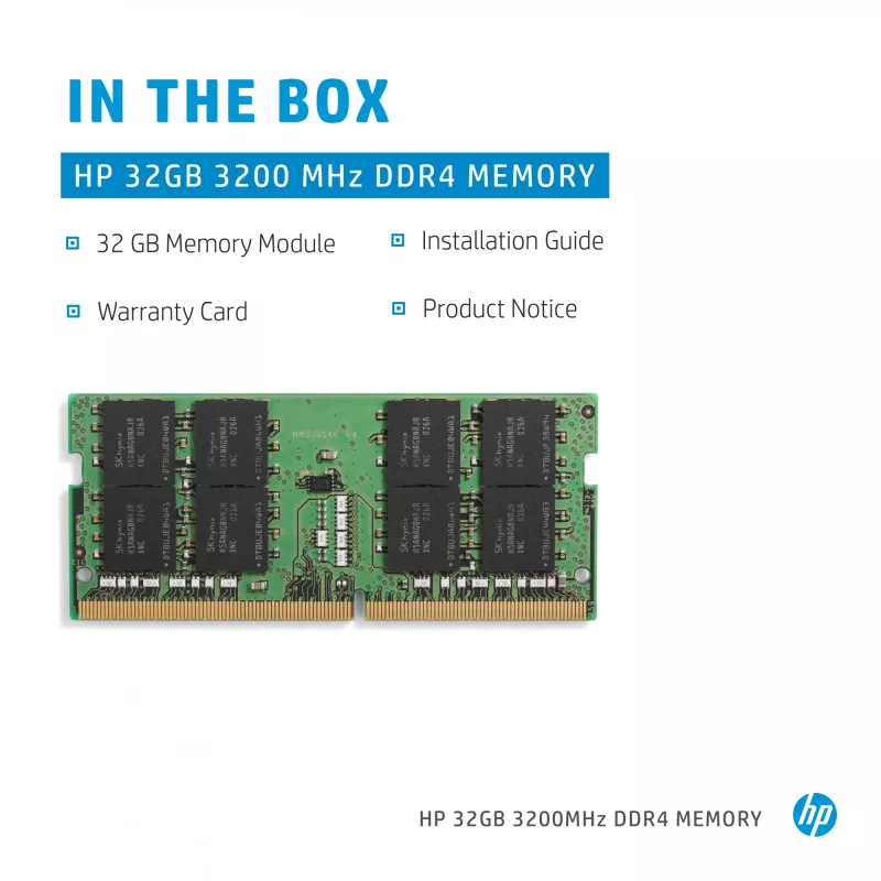 HP DDR4 – modul – 32 GB – SO DIMM 260-PIN – 3200 MHz / PC4-25600