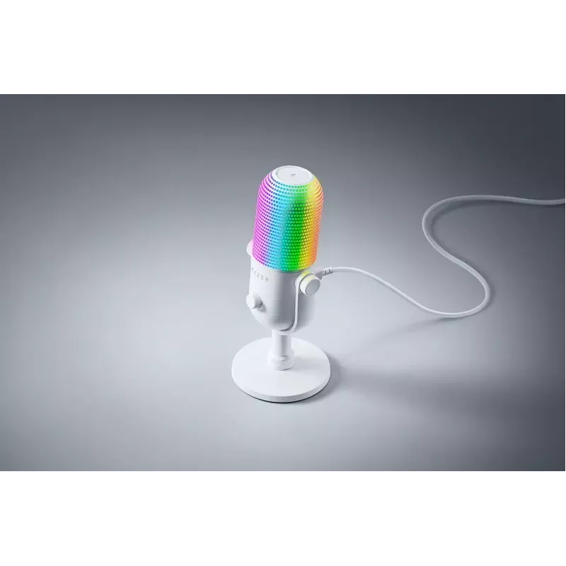 PC mikrofón Razer Seiren V3 Chroma biely