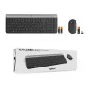 Logitech MK470 bezdrôtová klávesnica+myš, grafitová, myš v balení, QWERTY US, USB