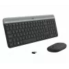 Logitech MK470 bezdrôtová klávesnica+myš, grafitová, myš v balení, QWERTY US, USB