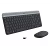 Logitech MK470 bezdrôtová klávesnica+myš, grafitová, myš v balení, QWERTY US, USB