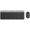 Logitech MK470 bezdrôtová klávesnica+myš, grafitová, myš v balení, QWERTY US, USB