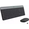 Logitech MK470 bezdrôtová klávesnica+myš, grafitová, myš v balení, QWERTY US, USB