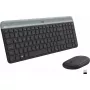 Logitech MK470 bezdrôtová klávesnica+myš, grafitová, myš v balení, QWERTY US, USB