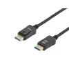 Equip 119272 kábel DisplayPort 2.1, samec/samec, 2 m, 16K/60Hz, 40 Gbps, HDCP