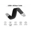Equip 128410 USB kábel USB4 Gen 3x2 0,13 m USB C čierny