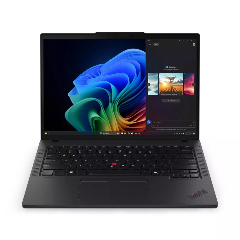 Lenovo ThinkPad T14 Gen 6 (AMD) 21QJ002LGE Copilot+ PC notebook, 14 palcov (35,6 cm) WUXGA 1920 x 1200, AMD Ryzen AI 5 PRO 340, 32 GB DDR5, 1 TB NVMe SSD, Radeon 840M, Wi-Fi 7, Windows 11 Pro, nemecká klávesnica, čierny