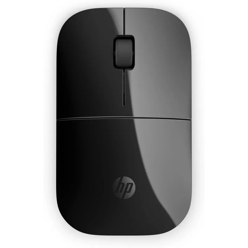 HP Z3700 čierna bezdrôtová myš, obojručná, optická, RF bezdrôtová, 1200 DPI, čierna