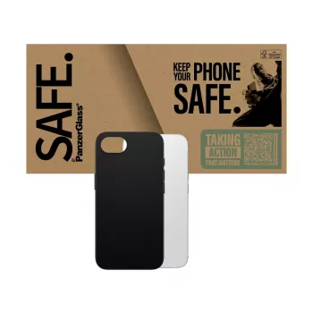 PanzerGlass SAFE. by ® TPU puzdro čierna iPhone 17e | 16e, kryt, Apple, Apple - iPhone 16e, čierna