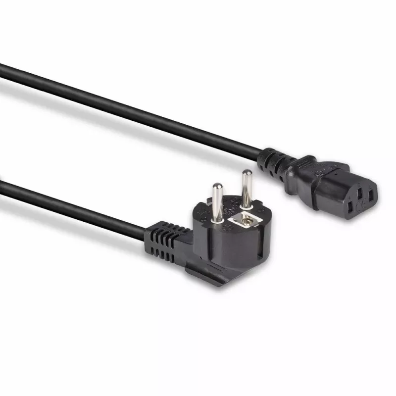 Lindy 3m Schuko 2-Pin konektor samec na IEC C13 napájací kábel, čierny, 3 m, CEE7/7, C13 konektor samica