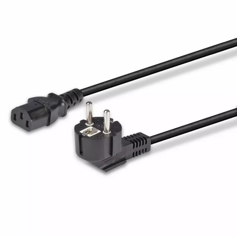 Lindy 3m Schuko 2-Pin konektor samec na IEC C13 napájací kábel, čierny, 3 m, CEE7/7, C13 konektor samica