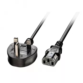 Lindy 2m UK na IEC C13 napájací kábel