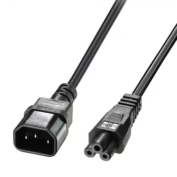 Lindy 2m C5 na C14 napájací kábel, bezolovnatý