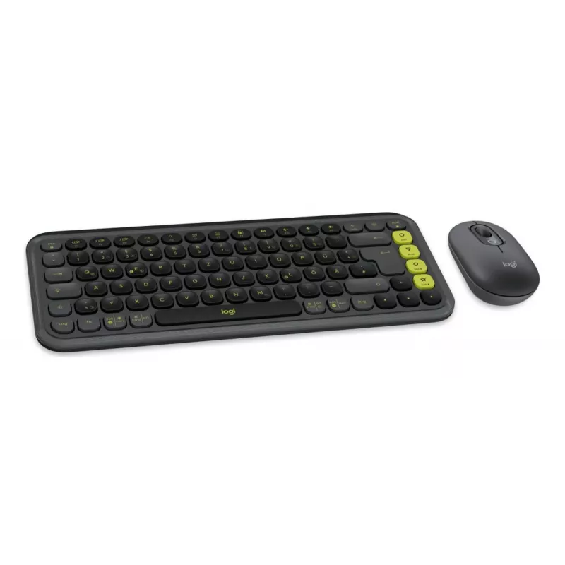 Logitech POP Icon Combo Mini klávesnica a myš, bezdrôtová, Bluetooth, QWERTZ nemecká