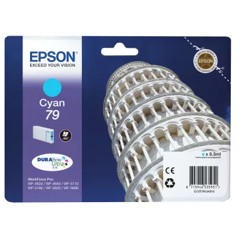Epson Tower of Pisa Singlepack azúrová 79 DURABrite Ultra atrament, štandardná výťažnosť, azúrová, 1 ks