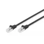 DIGITUS patch kábel - CAT6 - S/FTP - tienený - 2 m - čierny
