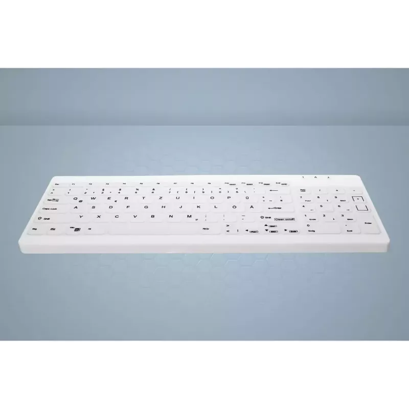 Priemyselná klávesnica Active Key AK-C7012 USB nemecká biela 95 klávesov