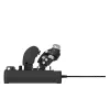 Logitech G X56 H.O.T.A.S. joystick a plynový pákový ovládač (Saitek Pro Flight X56 Rhino), drôtový USB, PC, čierny