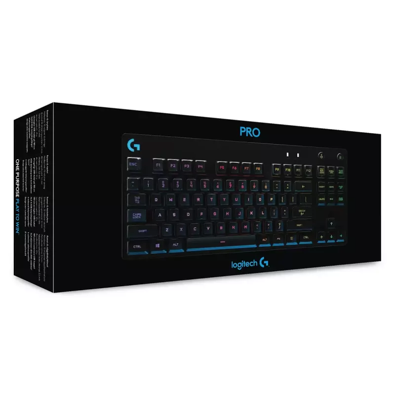 Mechanická herná klávesnica Logitech G PRO Tenkeyless RGB LED