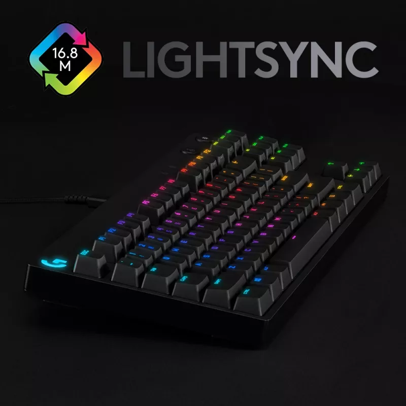 LOGITECH G Pro mechanická herná klávesnica čierna Qwerty US/Int'l