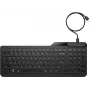 HP 405 Multi-Device podsvietená káblová klávesnica, plná veľkosť (100%), káblová, USB, membránová, QWERTY, čierna