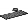 HP 405 Multi-Device podsvietená káblová klávesnica, plná veľkosť (100%), káblová, USB, membránová, QWERTY, čierna