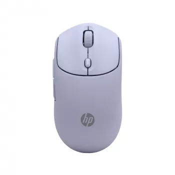 HP 400 tichá fialová bezdrôtová myš, obojručná, RF Wireless + Bluetooth, 6000 DPI, fialová