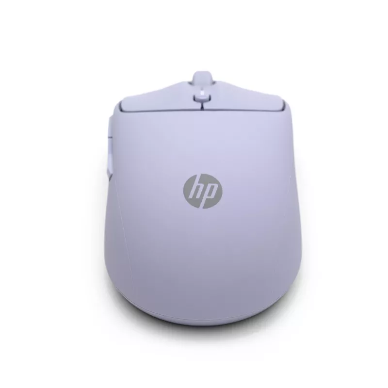 HP 400 tichá fialová bezdrôtová myš, obojručná, RF Wireless + Bluetooth, 6000 DPI, fialová