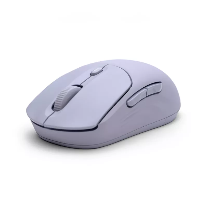HP 400 tichá fialová bezdrôtová myš, obojručná, RF Wireless + Bluetooth, 6000 DPI, fialová