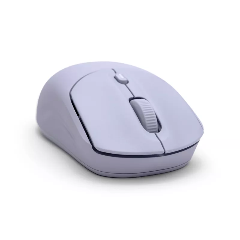 HP 400 tichá fialová bezdrôtová myš, obojručná, RF Wireless + Bluetooth, 6000 DPI, fialová