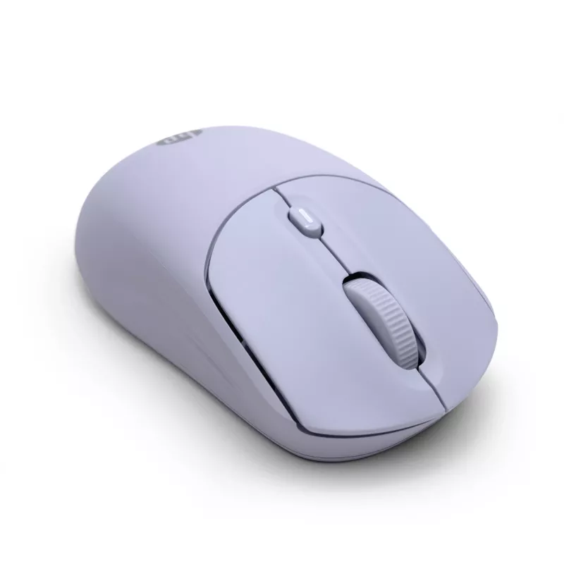 HP 400 tichá fialová bezdrôtová myš, obojručná, RF Wireless + Bluetooth, 6000 DPI, fialová