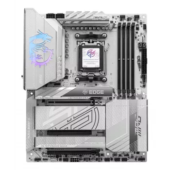 Základná doska MSI MPG X870E EDGE TI WIFI, AMD X870E čipset, socket AM5, ATX, DDR5, 4×DIMM, Wi‑Fi 7, 5Gb LAN, 4×M.2