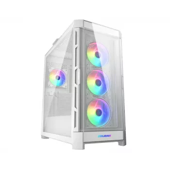 COUGAR Midi-Tower skriňa Duoface Pro ARGB, biela, Midi-Tower, PC, biela, ATX, EATX, micro ATX, Mini-ITX, SSI CEB, kov, nylon, tvrdené sklo, Multi