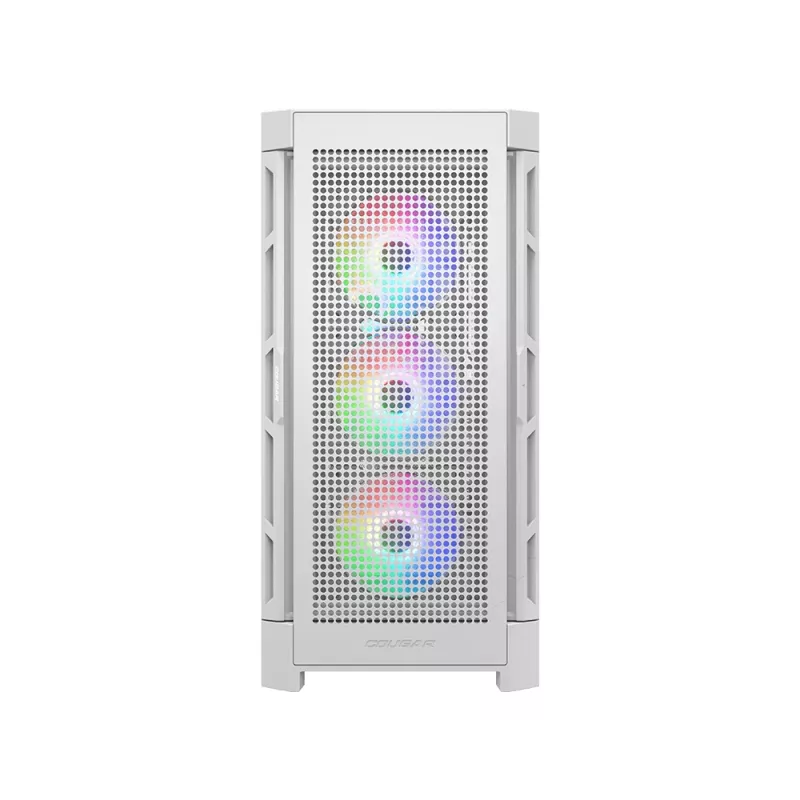 COUGAR Midi-Tower skriňa Duoface Pro ARGB, biela, Midi-Tower, PC, biela, ATX, EATX, micro ATX, Mini-ITX, SSI CEB, kov, nylon, tvrdené sklo, Multi